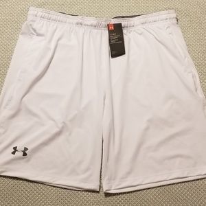 Under Armour White Soccer Shorts NWT